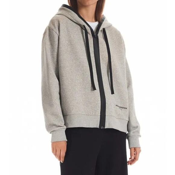 Zara Trafuluc combination sweatshirt gray/Black Size Medium - Picture 1 of 7